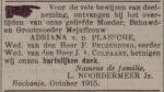 Plassche van der Adriana 1833 NBC-28-10-1915 (dankbetuiging).jpg